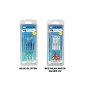 Ryuji V8 8cm 5,5g LRF Silikon Yem Red Head White Silver - 6