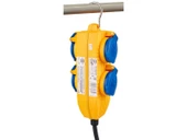 Brennenstuhl Power-Block Serisi 4 Soketli 230V/16A IP54 Dış Mekana Uygun Fiş Ucu ( Kablosuz ) Golyat Fiş - 3