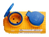 Brennenstuhl Power-Block Serisi 4 Soketli 230V/16A IP54 Dış Mekana Uygun Fiş Ucu ( Kablosuz ) Golyat Fiş - 2