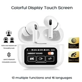 Glrtech T-9 Plus Dokunmatik Şarj Ünitesi Ekranlı Bluetoot Kulaklık Anc-Enc - 4