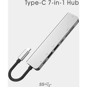 Type C Usb 3.1 7 İn1 Adaptör 4K Hmi-2*Usb 3.0 Sd-Microsd Kart Okuyucu-2*Type C - 5