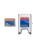 Pmr Sandisk 8 Gb Compact Flash Kart  Pcmcıa-Cf Compact Flash Adaptör - 1
