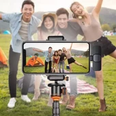 Kablosuz Tekli Lightning Ve Type Girişli Yaka Mikrofonu - 5