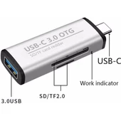 Type C Microsd- Sd Kart Okuyucu 1* Usb 3.0 Çoklayıcı - 2