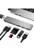 Type C 7 İn1 Macbook Uyumlu 4K Hdmi-Kart Okuyucu- 100W Type C - 4