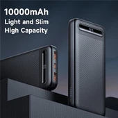 Mcdodo 10.5W 10000 Mah Ekranlı Powerbank Siyah - 2