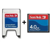 4 Gb Compact Flash Kart + Pcmcıa Adaptör - 1
