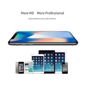 Lightning 8 Pin Hdmi Tv Bağlantı Kablosu 90 Derece Uç 1080P - 5