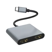 Type C 4 in 1 Çift 4K Hdmi çıkış -20V Pd- Usb 3.0 port - 1