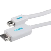 Mini Displaypot To HDMI Kablo 3 Metre Beyaz - 1