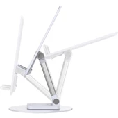 Pmr Masa Üstü Telefon ve Tablet Standı 360 Dönebilen Katlanabilir (12.9 Inç'e Kadar Uyumlu) - 4