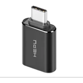 Hepu Type-C To USB 3.0 (Yüksek Hızlı) Veri Aktarımı Otg Çevirici Dönüştürücü Adaptör - 1