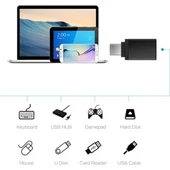 Hepu Type-C To USB 3.0 (Yüksek Hızlı) Veri Aktarımı Otg Çevirici Dönüştürücü Adaptör - 3
