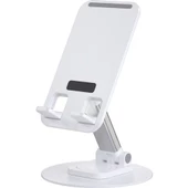 Pmr Masa Üstü Telefon ve Tablet Standı 360 Dönebilen Katlanabilir (12.9 Inç'e Kadar Uyumlu) - 1