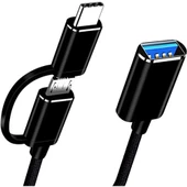 Torima Usb 3.0 Type C ve Micro Usb Otg Adaptör - 1