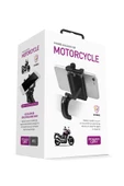 Powerway MT15 Bisiklet Scooter ve Motosiklet İçin Dayanıklı Gidon Uyumlu Telefon Tutucu Alüminyum - 1