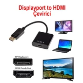 Displayport To Hdmi Dönüştürücü Adaptör Display Port Erkek Vga Dişi - 2