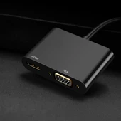 Pmr Displayport to Hdmi -Vga Çevirici Adaptör - 2