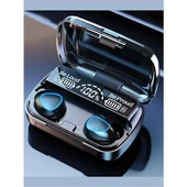 M10 Kulak İçi Dokunmatik Bluetooth Kulaklık Led Göstergeli Powerbankli V5.3 - 2