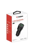 Torima C10 38W Type-C - Usb Port 2 Giriş Araç Şarj Cihazı - 4