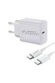 Everon Q.C 3.4 Amper 25w Type To Type C Şarj Aleti Evr-002 - 1