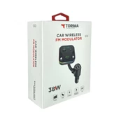 Torima G12 Bluetoot Fm Transmitter Fm Verici 38W Pd Giriş Microsd Kart Girişi - 1
