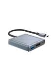 Type C To 8K 60Hz 4K-120 Hz Display Port- Usb 3.0 - Usb C Dişi 100W Çevirici - 1