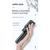 Torima Bluetootlu Kablosuz Selfie Çubuğu Ve Tripod Max. 68 Cm - 5