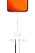 Powerway Lightning To Aux Çevirici Ve Lightning To Type-C Iphone Kulaklık Ve Otg Şarj Dönüştürücü - 3
