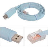 USB 2.0 Cisco Router RJ45 Konsol Kablosu usb to rj45 kablo 1.8m - 3