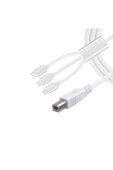 Pmr 3 İn 1 Type C-Lightning- Micro Usb To Type B Printer Kablosu - 1
