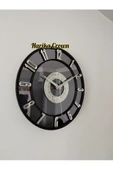 50 cm Modern Aynalı Duvar Saati - Şıklığı ve İşlevselliği Bir Arada - 2