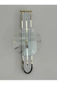 Modern Tasarımlı Ahşap Duvar Saati - Evinize Estetik Dokunuş (66 cm) - 5