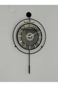 Modern Tasarımlı Metal  Aynalı Duvar Saati - 1