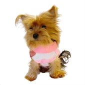 Pink Stars Su itici Yağmurluk Köpek Yağmurluğu - 6