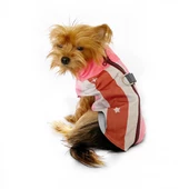 Pink Stars Su itici Yağmurluk Köpek Yağmurluğu - 4