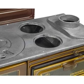 Erendemir Majolik Şömine Kuzine Döküm Pik Ayaklı Soba EK104F-T-P - 5