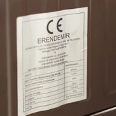 Erendemir Majolik Şömine Kuzine Döküm Pik Ayaklı Soba EK104F-T-P - 6