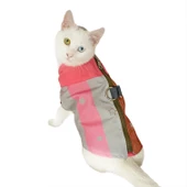 Pink Stars Su itici Yağmurluk Kedi Yağmurluğu - 1