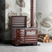 Erendemir Majolik Kuzine Döküm Soba Ek104d thumbnail 1