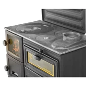 Erendemir Siyah Şömine Kuzine Döküm Pik Ayaklı EM804B-D-P - 3