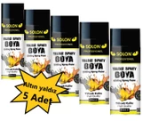 5 Adet Altın Yaldız Sprey Boya 400 Ml. - 1