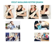 Ovmalı ve Isıtmalı Masaj Aleti Boyun Sırt ve Tüm Vücut Masaj Aleti Ev Araç ,Ofiste Kulanılabilir - 1