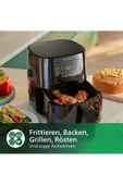 Philips Airfryer L, Yağsız Sıcak Hava Fritözü, 4,1 L, 1400 W, 7 Programlı Dijital Ekran thumbnail 6