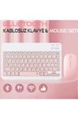 Kablosuz Klavye Ve Mouse Seti Bluetoothlu Şarj Edilebilir Windows İos Android Telefon Tablet Uyumlu - 1