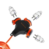 Monofaze Çoğaltıcı Seyyar Topraklı 3'lü Grup Priz Fiş 10 Metre CCA Kablo Uzatma Kablosu 3x1.5 mm thumbnail 4