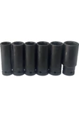 Denfos 1/2" Uzun Ağır Havalı 6 Parça Lokma Seti (Alman Teknolojisi) 17-24 mm - 1