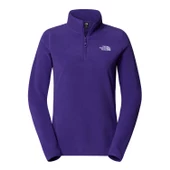 The North Face W 100 GLACIER Kadın Yarım Fermuar Polar NF0A855MNL41 thumbnail 1