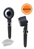 WUVERA Yeni Nesil Masajlı Duş Başlığı - 3 Fonksiyonlu Banyo Duş Başlığı Seti - 1