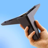 Mobilya Yükseltici TV Ünitesi Çekyat Koltuk Kanepe Destek Ayağı 12 cm Siyah Baza Ayak 12'li Set thumbnail 8